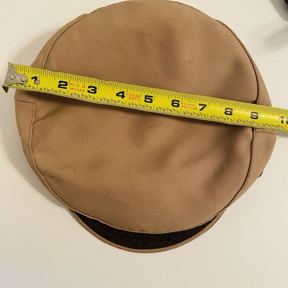 VINTAGE Harvard N. Rice Golf Driver Hat Newsboy Flat Cap Medium Needs Reshaped - Picture 5 of 5